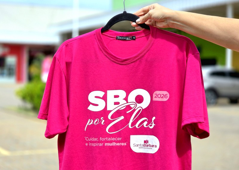 Caminhada do SBO Por Elas distribui camisetas neste sábado