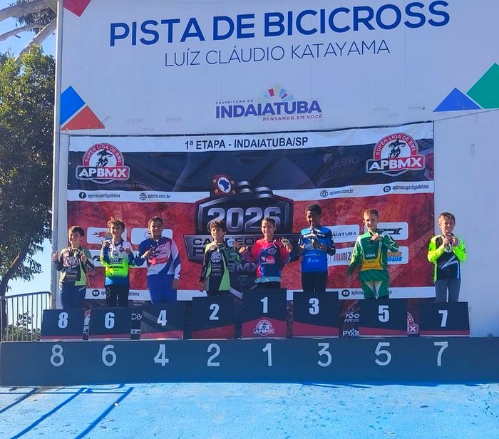 Ciclistas de Americana conquistam pódios no Paulista de BMX