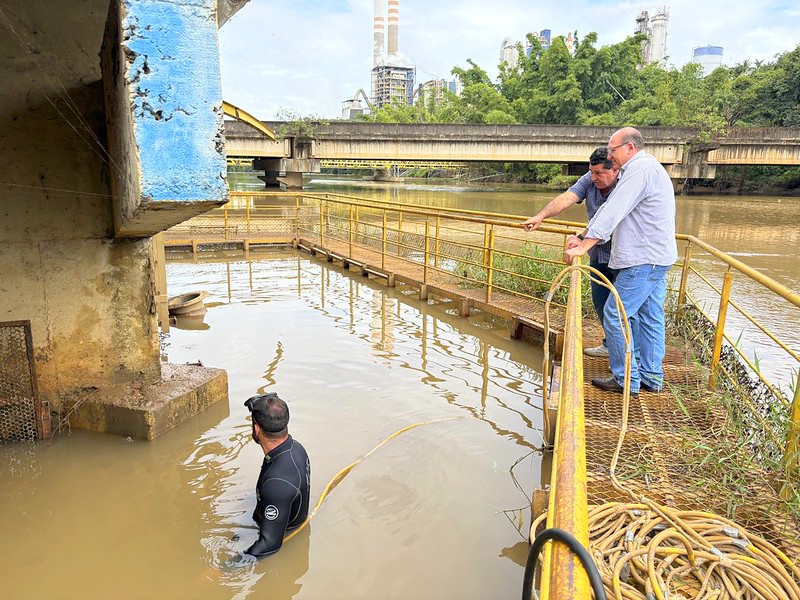 DAE Americana troca bomba no Rio Piracicaba sem afetar abastecimento