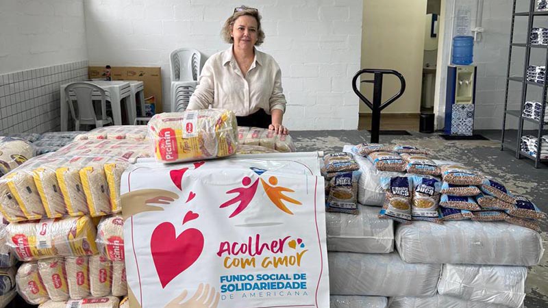 Fundo Social recebe 1,25 tonelada de alimentos em Americana