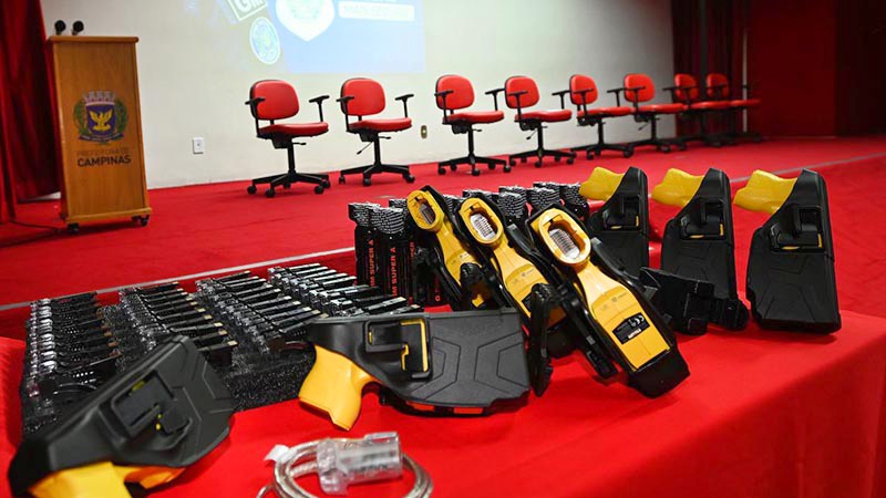 GAMA recebe tasers e sprays por programa nacional