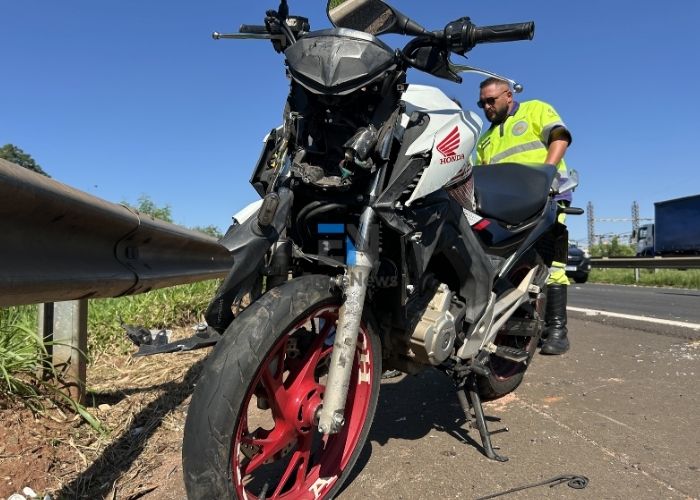 Motociclista fica gravemente ferido em acidente na SP-304 em Americana
