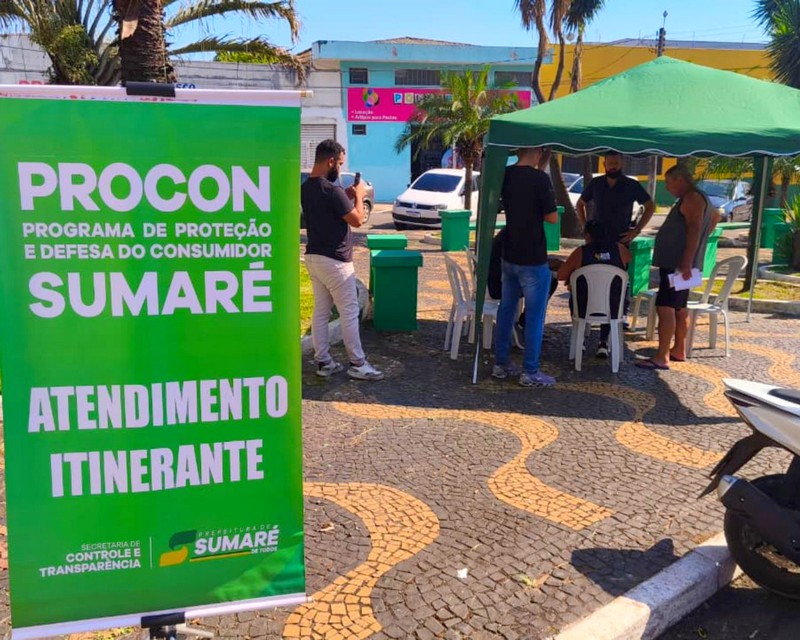 Procon inicia atendimento itinerante em bairros de Sumaré