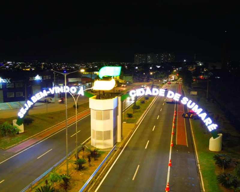 Sumaré entrega rodovia reformada e novo portal