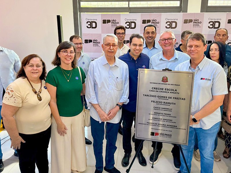 Chico e Tarcísio oficializam creche do Boer durante evento em Campinas