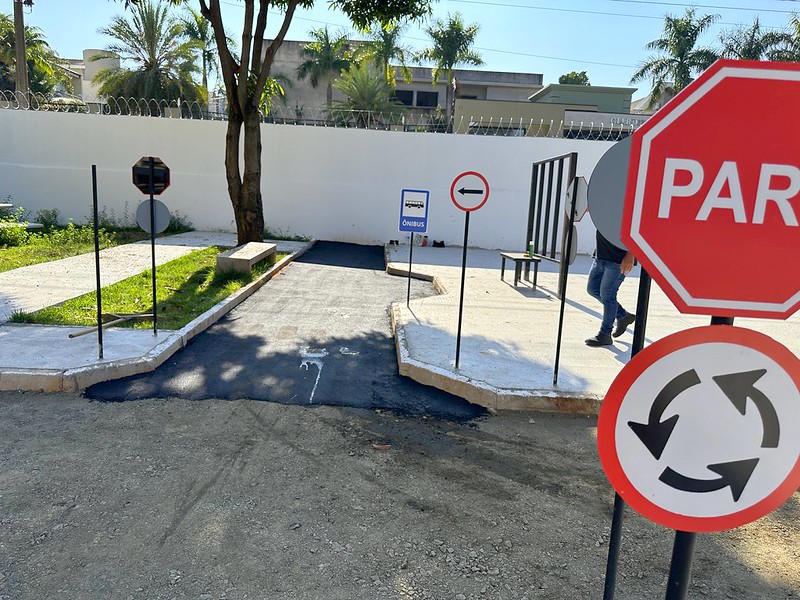 Cidade Mirim do EducaTrânsito recebe asfalto em Americana