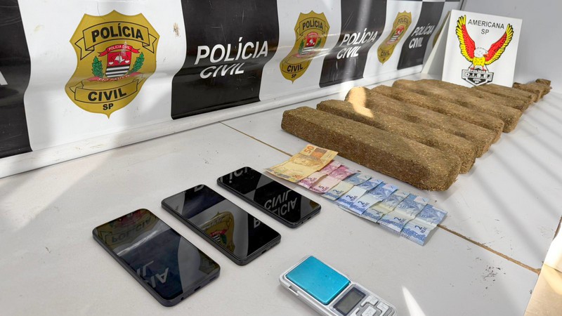 Dise prende Fantasma com 7 kg de maconha em Americana