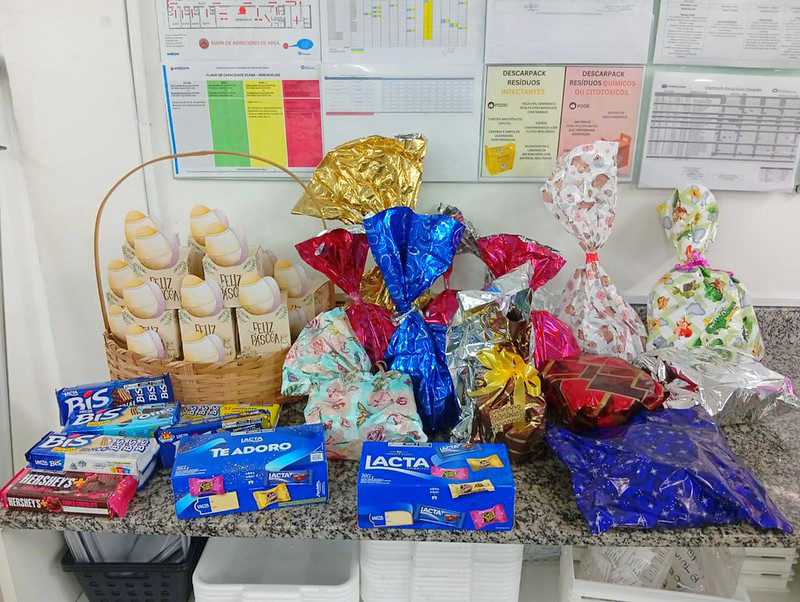 Hemodiálise do HM realiza ação de Páscoa para pacientes