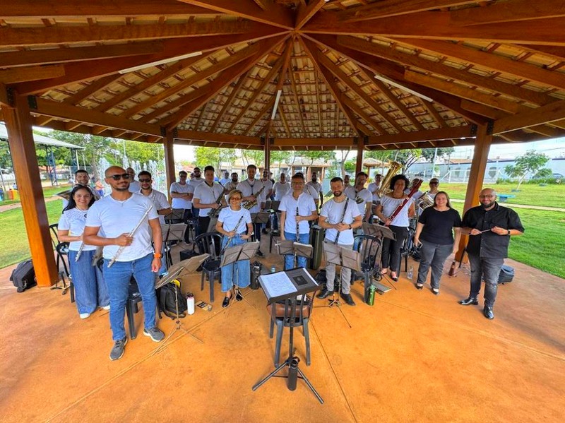 Prefeitura leva Banda Municipal a feiras e parque em Nova Odessa