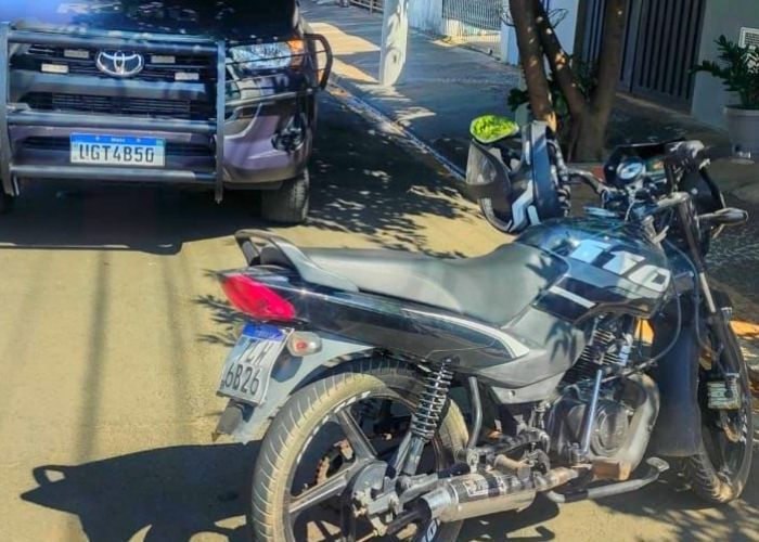 Romu recupera moto furtada e prende dois em Americana