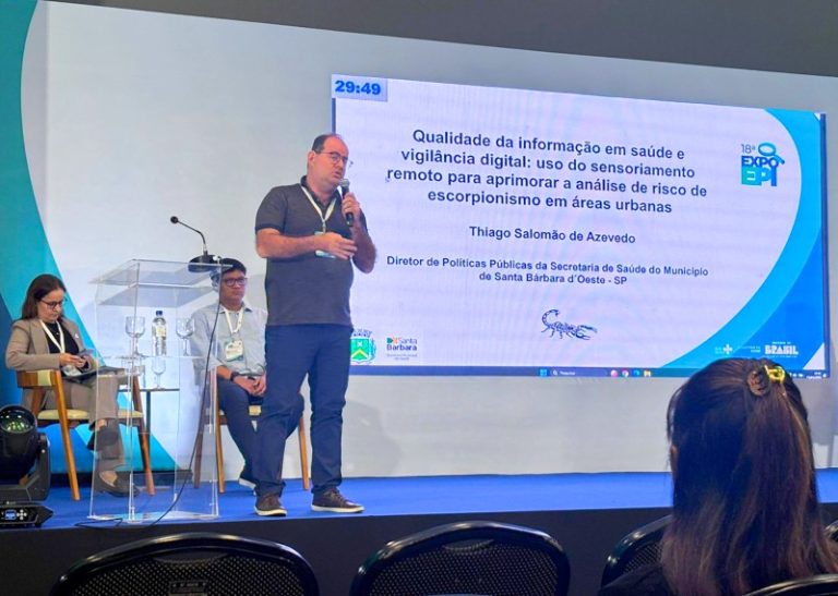 Santa Bárbara é premiada em Mostra Nacional por inovação contra escorpiões