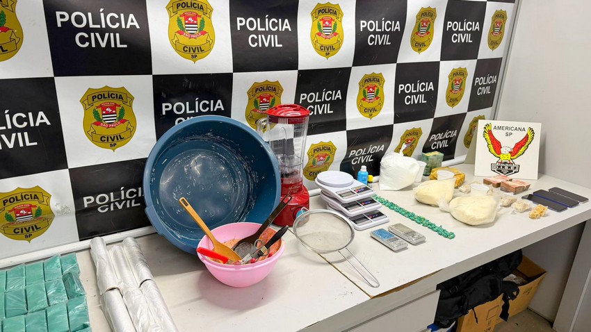 Operação da Dise fecha laboratório de drogas em Hortolândia