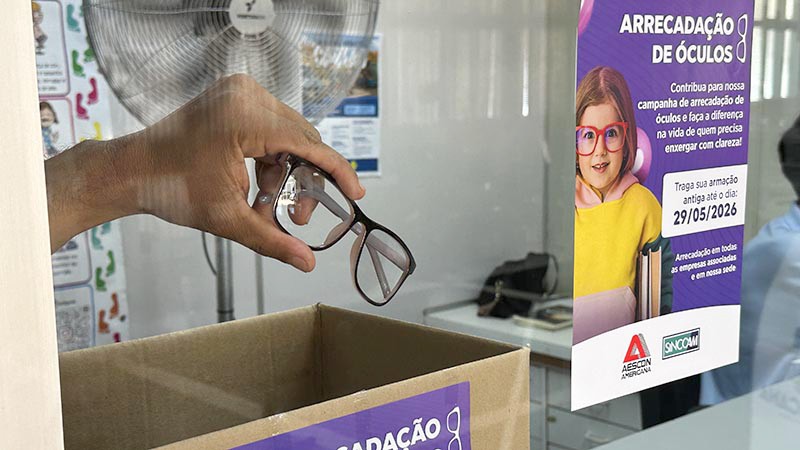 Paço de Americana recebe doações de armações de óculos de grau