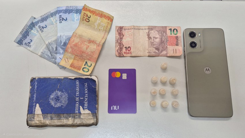 Suspeito é preso com crack após flagrante da GCM em S. Bárbara