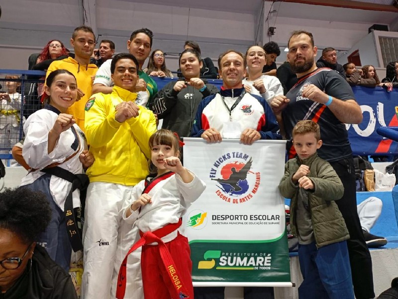 Taekwondo de Sumaré conquista 10 medalhas no Campeonato Paulista