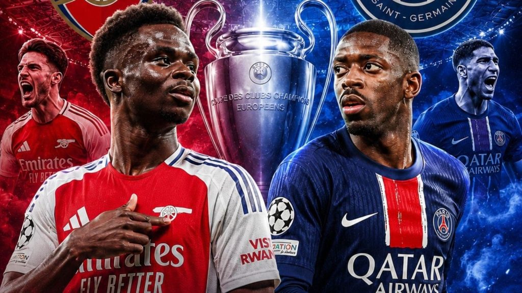PSG e Arsenal decidem Champions em Budapeste dia 30