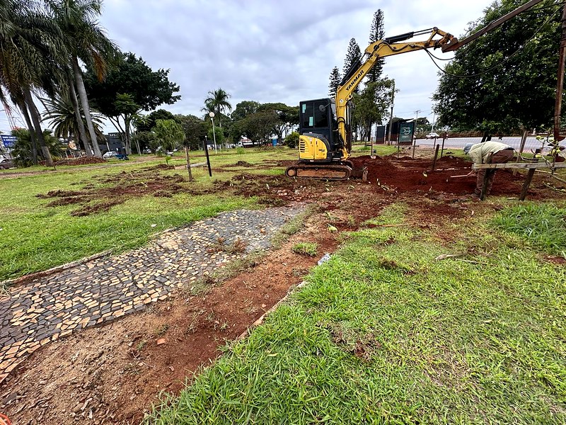 Americana inicia obras de revitalização da Praça da Bíblia