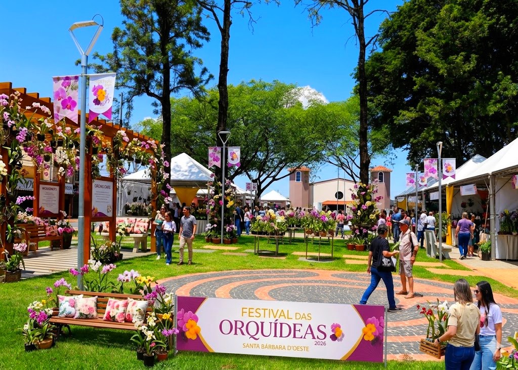 Festival das Orquídeas começa neste sábado (13) em Santa Bárbara