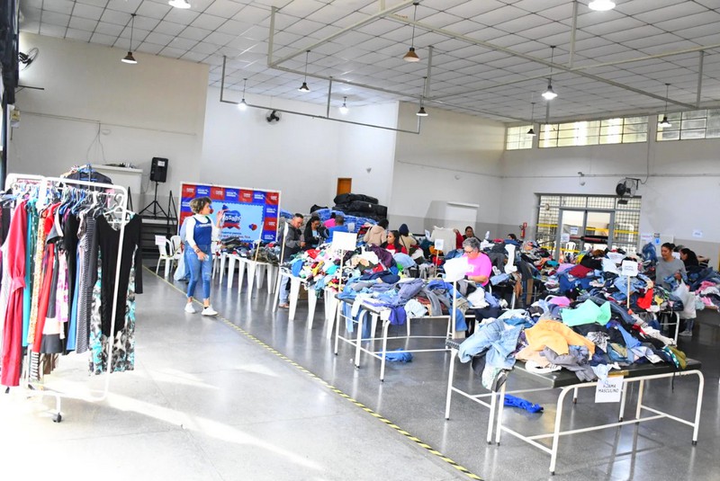 Fundo Social de Nova Odessa entrega 7 mil peças arrecadadas
