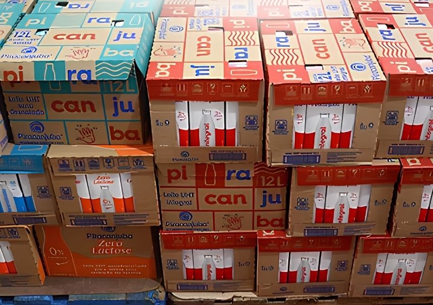 Fundo Social recebe mil litros de leite para famílias vulneráveis