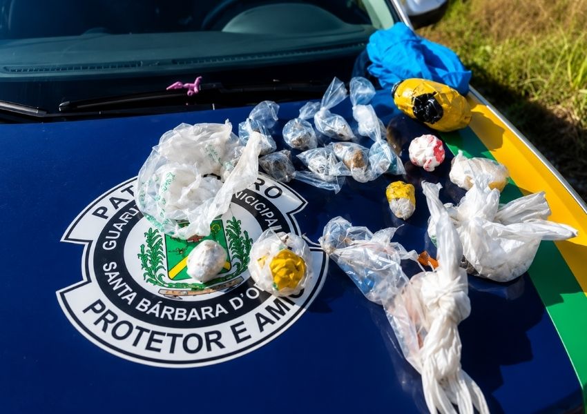 GCM prende homem por furto e apreende drogas em prédio abandonado de Santa Bárbara