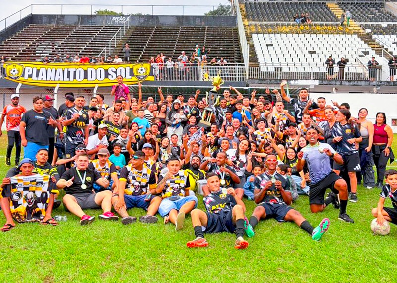 Planalto do Sol conquista título da 2ª Divisão de Futebol em SBO