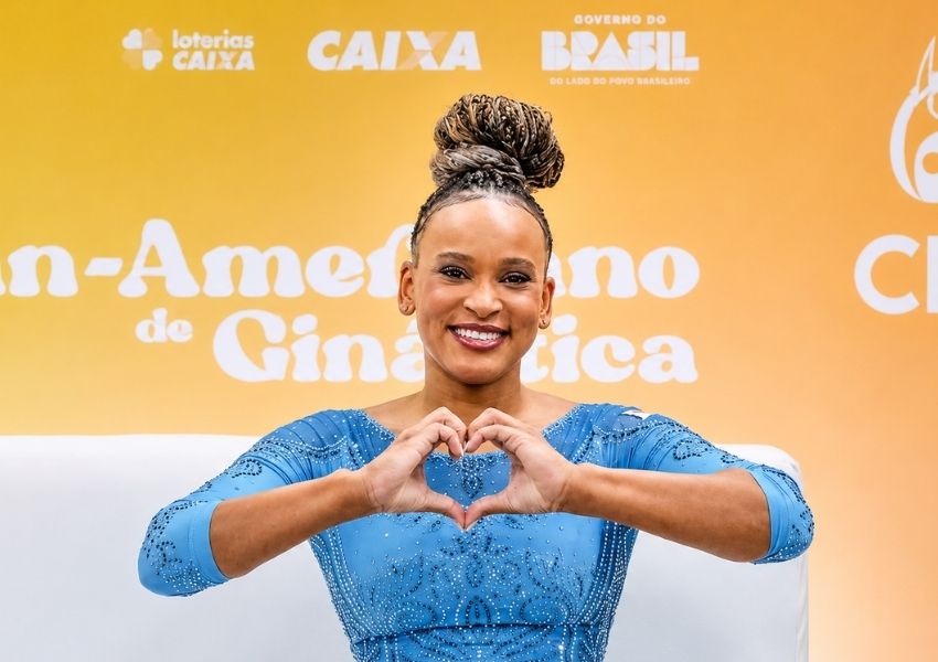 Rebeca Andrade volta às competições com ouro no Pan-Americano