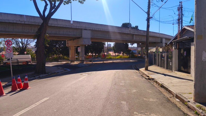 Sumaré implanta novo retorno sob Viaduto do Primavera