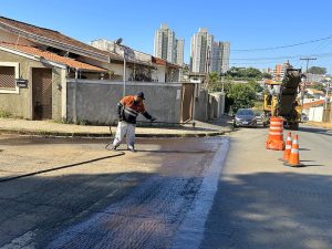 Asfalto Novo avança para cinco bairros após obras no Jd. Nossa Senhora de Fátima