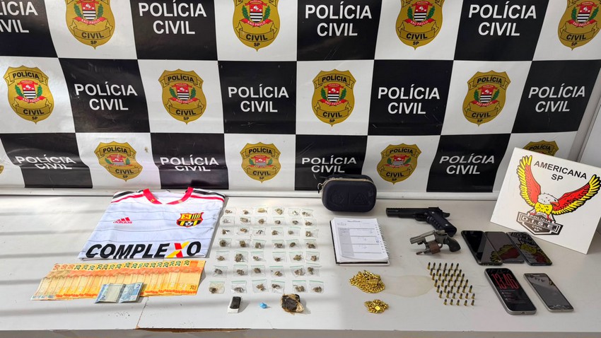 Dise prende criminoso com arma e drogas em Santa Bárbara