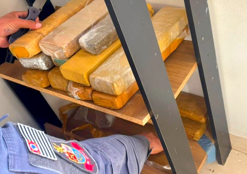 PM prende dois homens e apreende 12,6 quilos de drogas no Jardim Europa