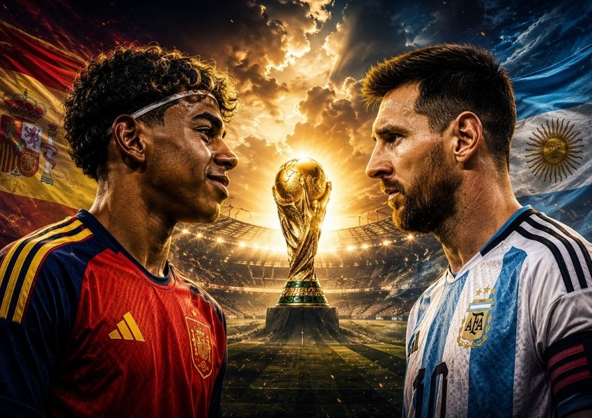 Argentina vira contra a Inglaterra e vai à final da Copa contra a Espanha