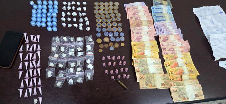 Gama prende traficante e apreende 144 porções de drogas no Jardim dos Lírios