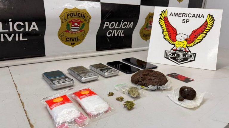 Operação da Dise prende dupla e apreende droga de alto valor em Sumaré