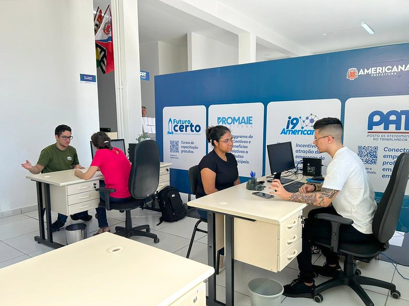 PAT de Americana oferece 157 vagas de emprego, estágio e aprendizagem