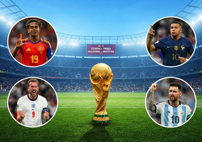 Semifinais da Copa do Mundo têm Argentina, Espanha, França e Inglaterra
