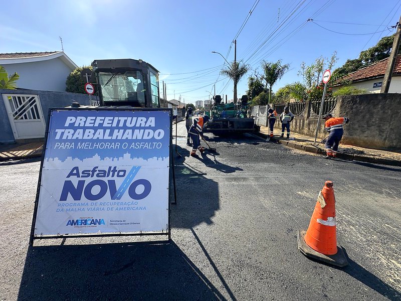 Asfalto Novo avança e chega a ruas do São Vito e São Manoel