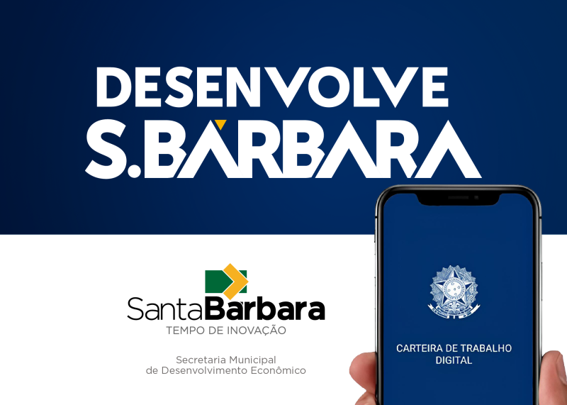 Desenvolve Santa Bárbara oferece 1.275 vagas de emprego