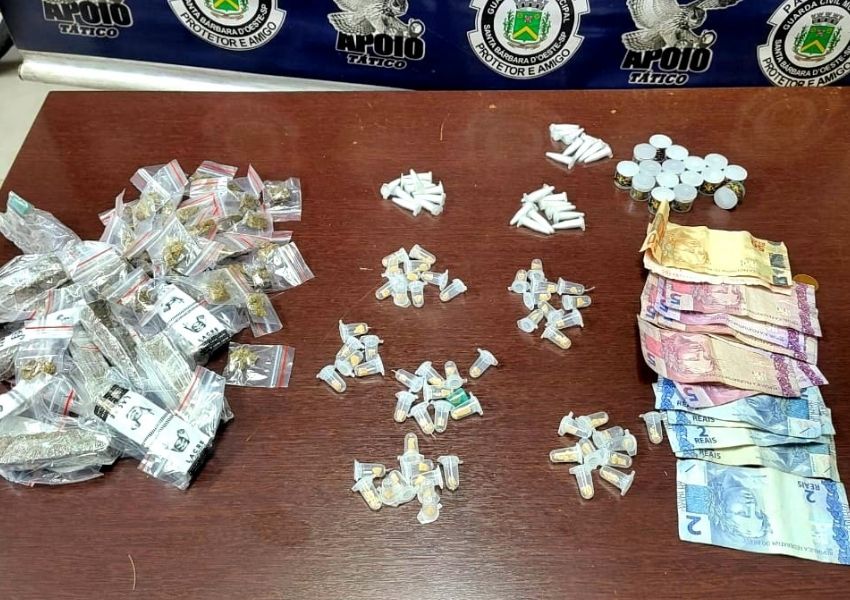 GCM apreende 157 porções de drogas no Roberto Romano