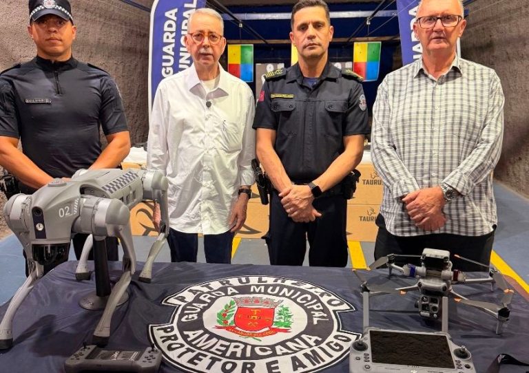 Gama investe em drone e cão-robô para reforçar combate ao crime