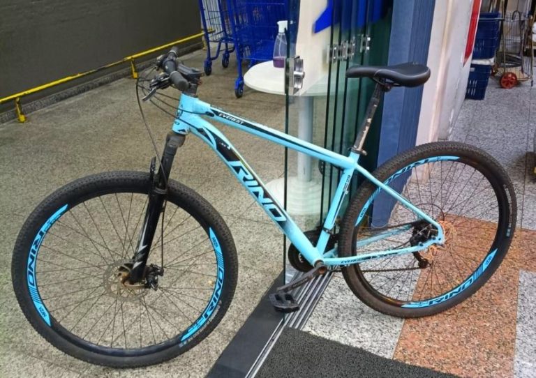 Homem é preso após furtar bicicleta em supermercado de Santa Bárbara