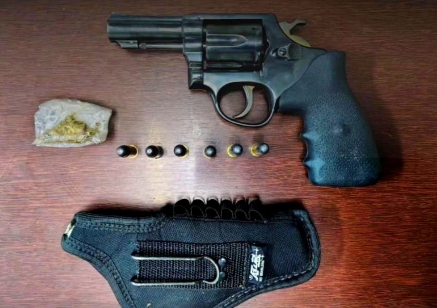Homem é preso com revólver de numeração raspada em Santa Bárbara