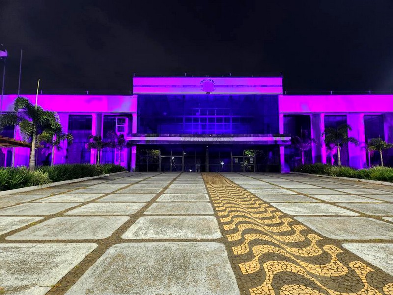 Nova Odessa promove ação do Agosto Lilás na Praça Central