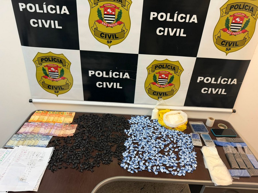 Polícia Civil prende homem e apreende 1.158 porções de cocaína em Americana