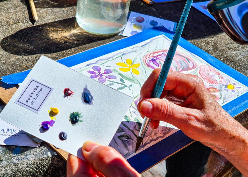 Projeto promove manhã de aquarela botânica no Parque Taene em SBO