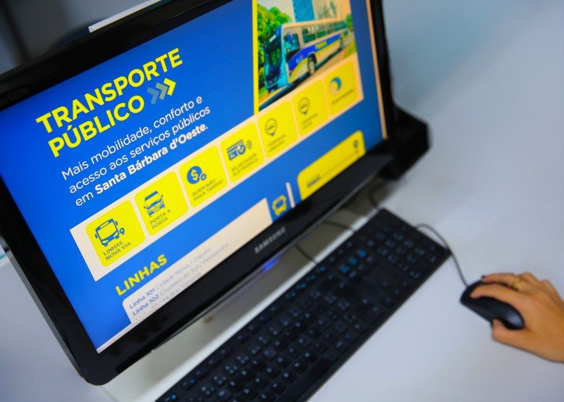 Santa Bárbara lança site com informações sobre transporte público