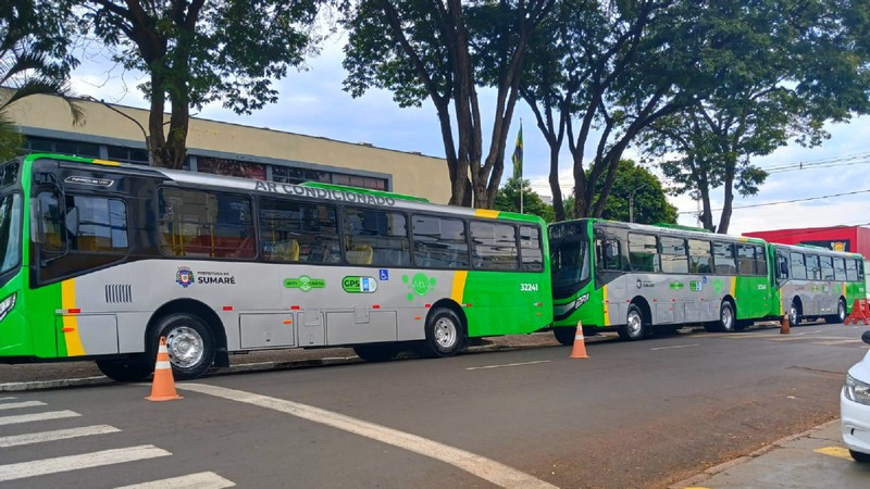 Sumaré amplia frota e entrega quatro ônibus zero quilômetro