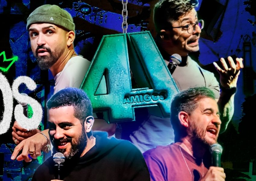Teatro de Americana recebe 4 Amigos | Novo Show nesta terça-feira