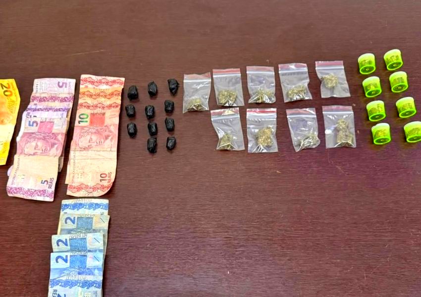 Gama prende homem com maconha e crack escondidos em mata em Americana