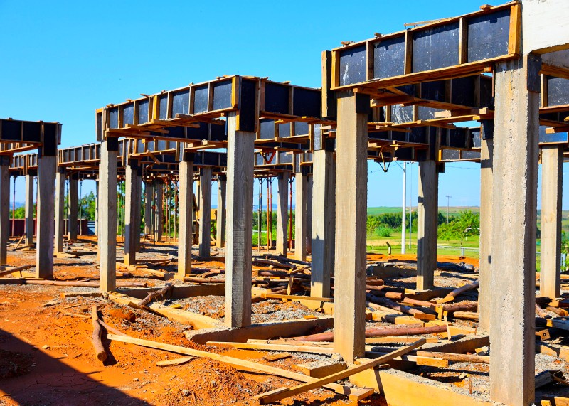 Obras da nova creche do Vila Rica avançam em Santa Bárbara